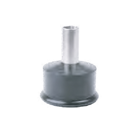 Rubber Stopper with Inox Exit (Ø38 X 16)